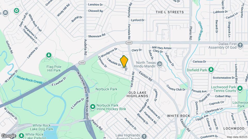 221 Lakeridge Dr Map and Location Details