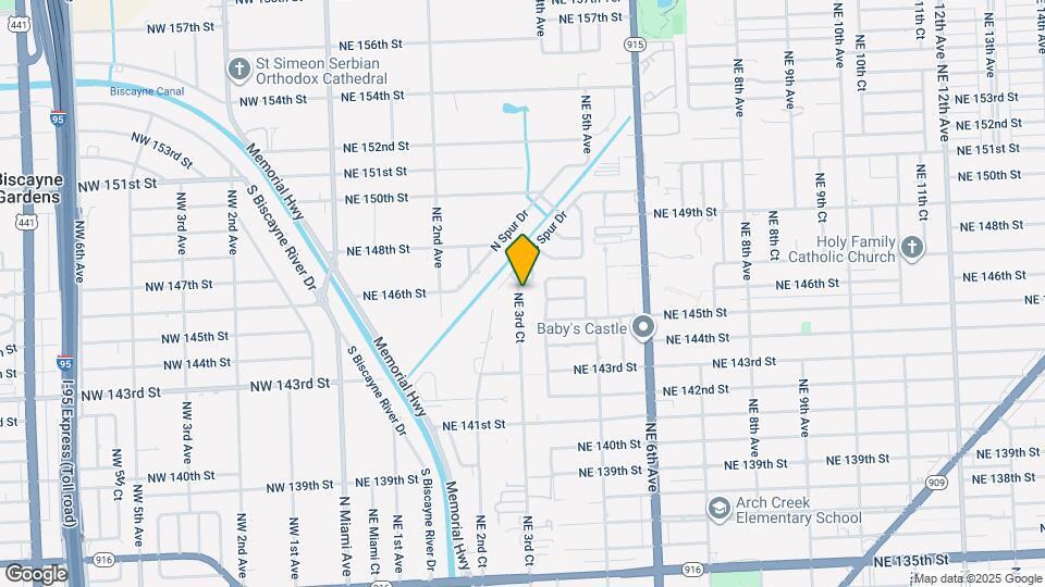 14615 NE 3rd Ct Map and Location Details