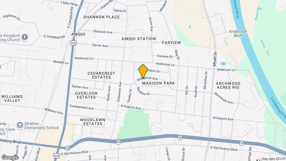 512 Roosevelt Ave Map and Location Details