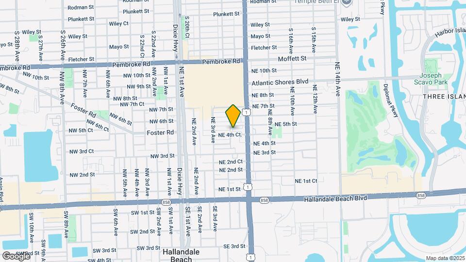 405 Oak St Mapa y Detalles de la Ubicación