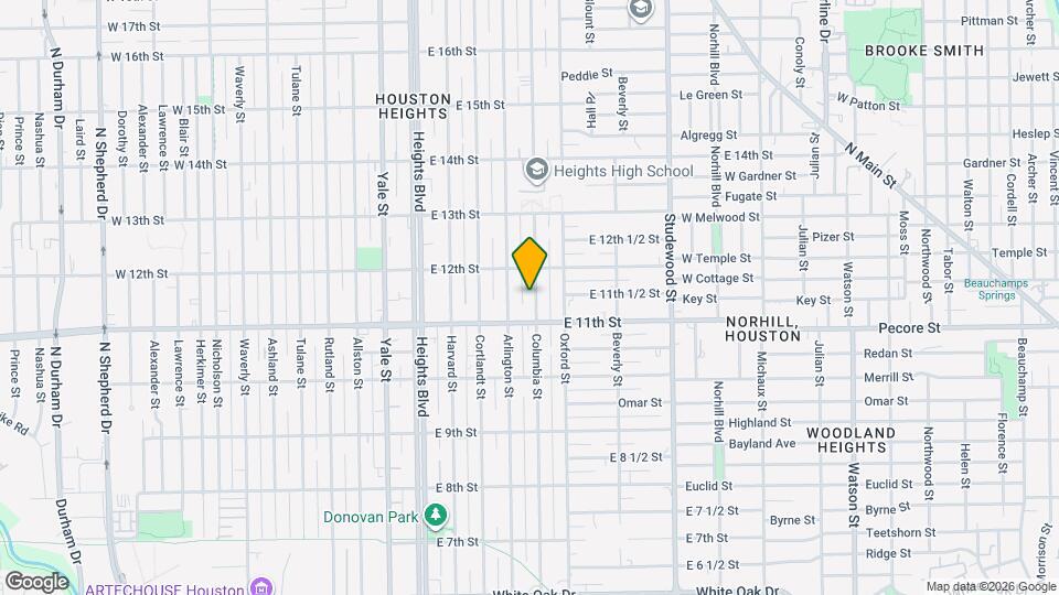 1121 Columbia St Map and Location Details