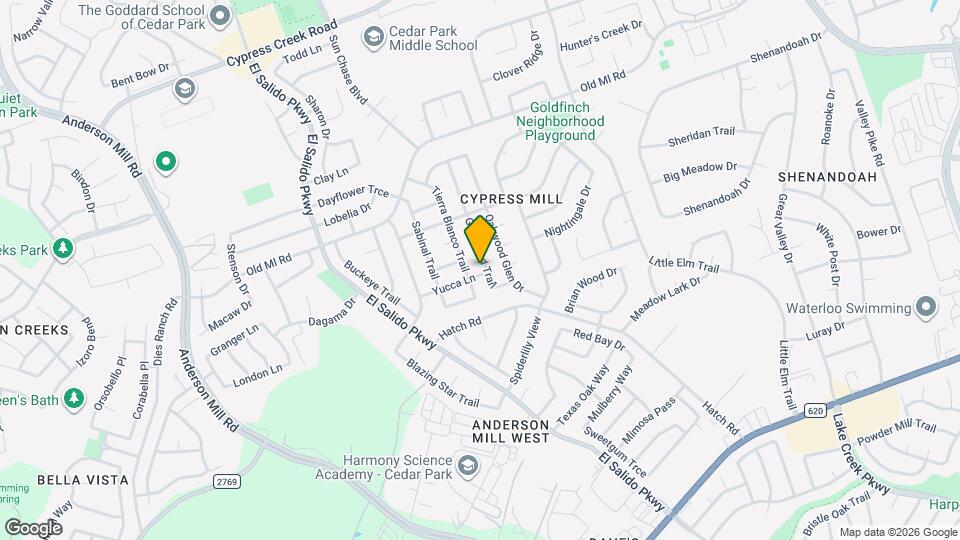 2807 Glenwood Trail Map and Location Details