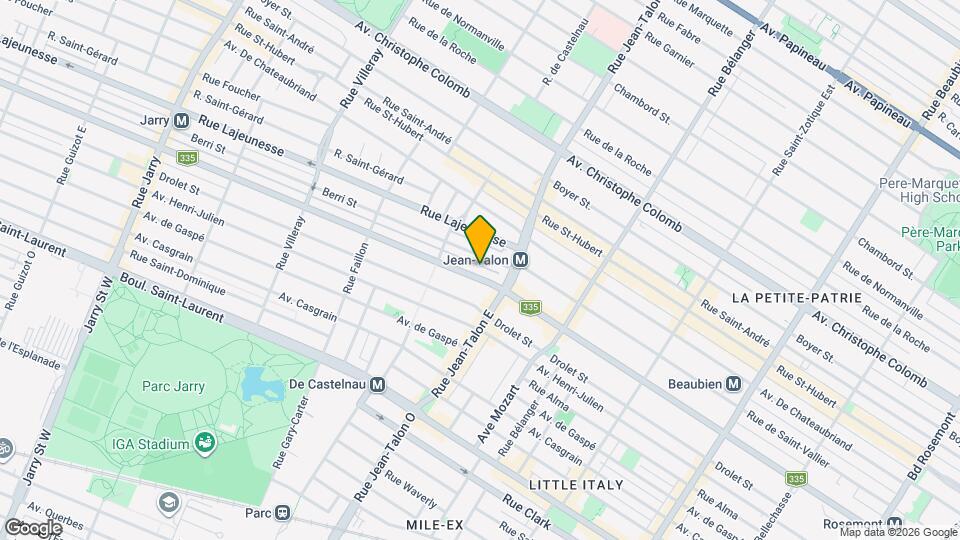 7211 Saint-Denis Map and Location Details