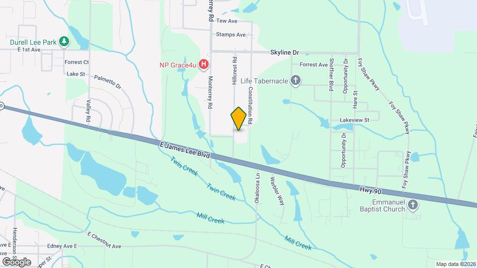 5315 Hillcrest Rd Map and Location Details