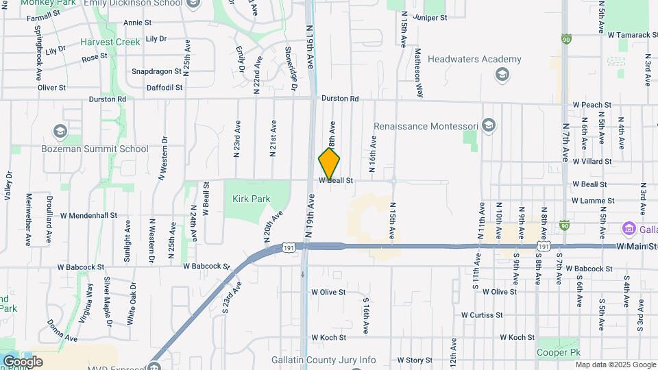Gallatin Manor Apartments Map and Location Details