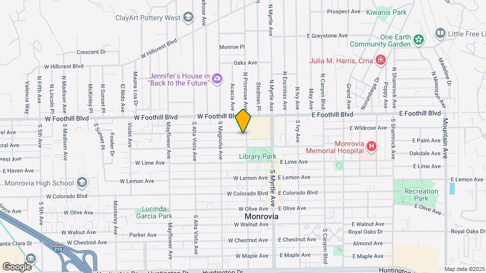 207 S Primrose Ave Map and Location Details