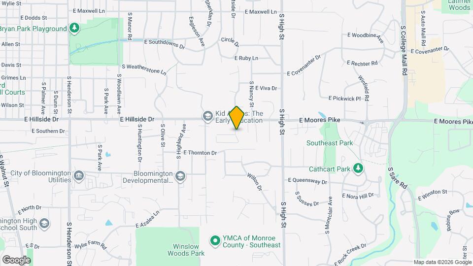 1619 S Dorchester Dr Map and Location Details