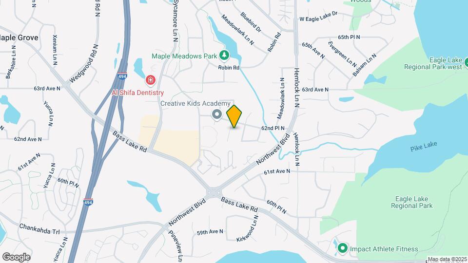 6224 Magnolia Ln N Map and Location Details
