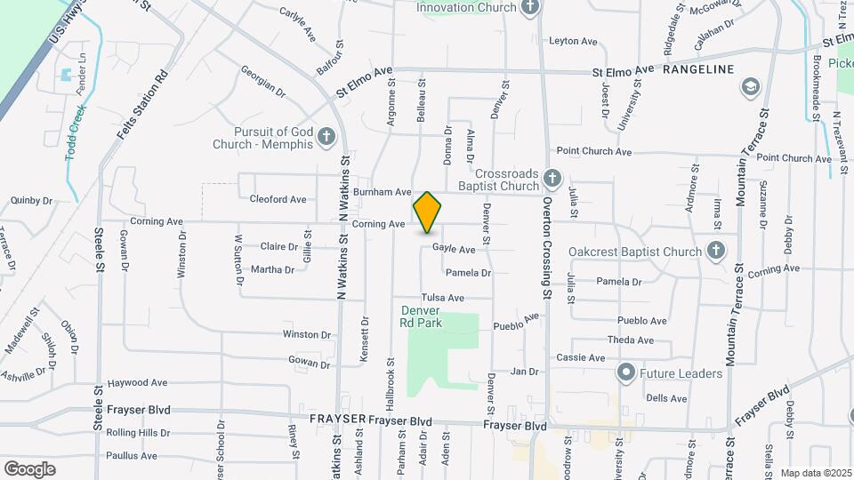 1938 Gayle Ave Map and Location Details