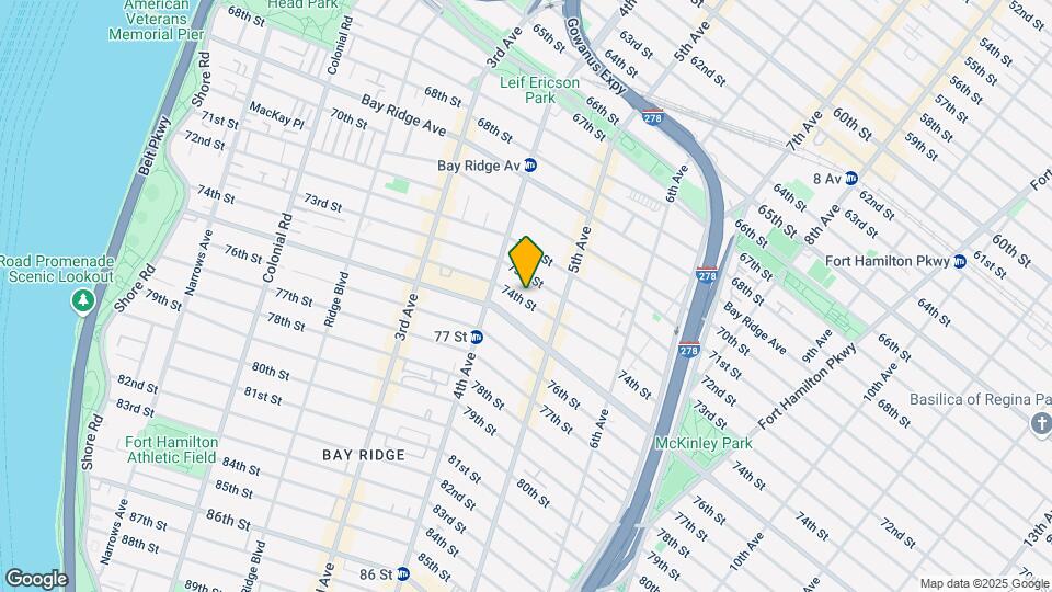 441 74th St Map and Location Details