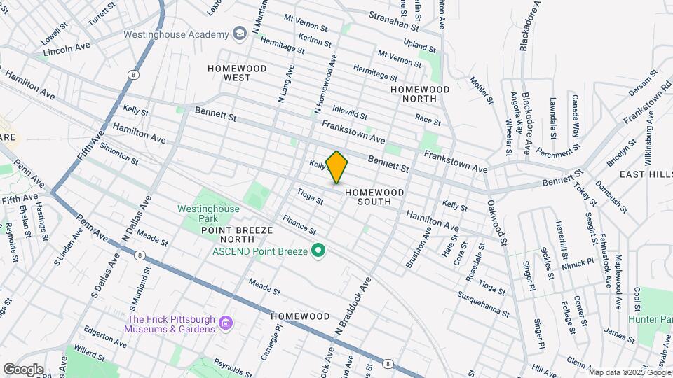 7301 Hamilton Ave Map and Location Details