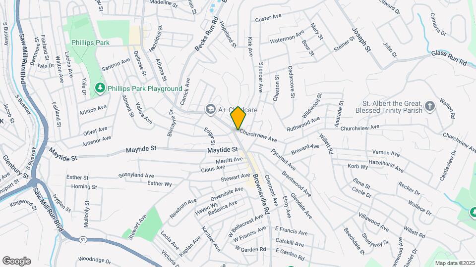 2611 Brownsville Rd, Unit Apt 1 Map and Location Details