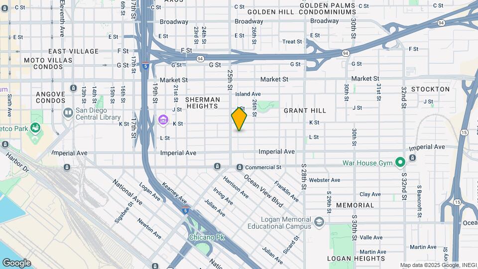 2526 L St Map and Location Details