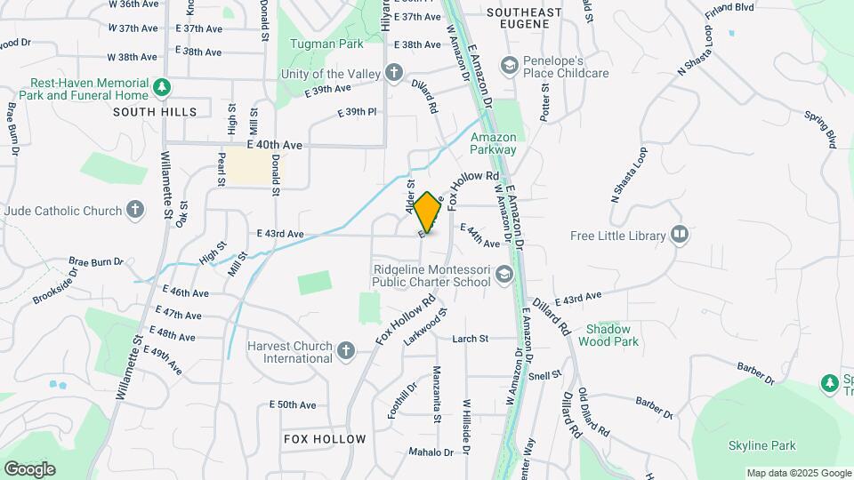 850 E 43rd Ave-Unit -4325 Pinecrest Drive Map and Location Details