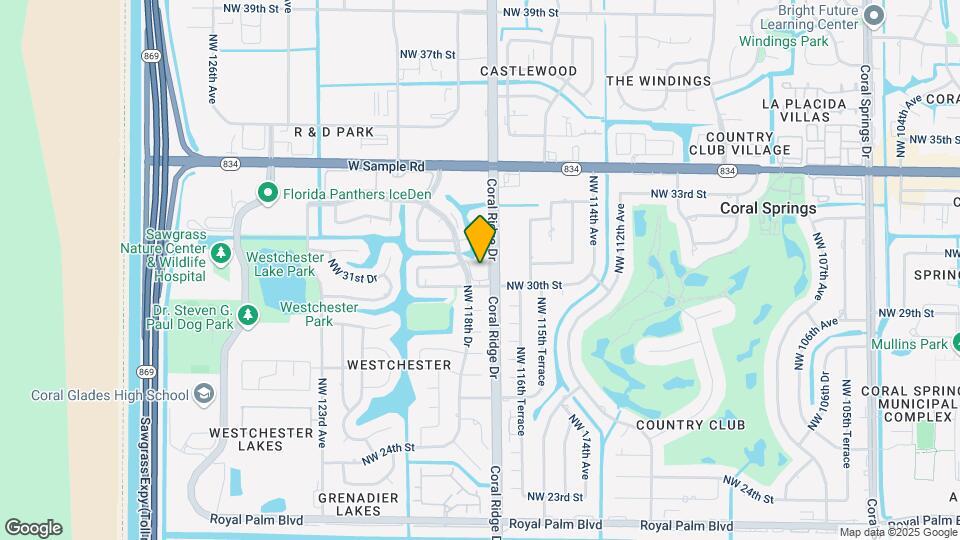3006 Coral Ridge Dr Map and Location Details