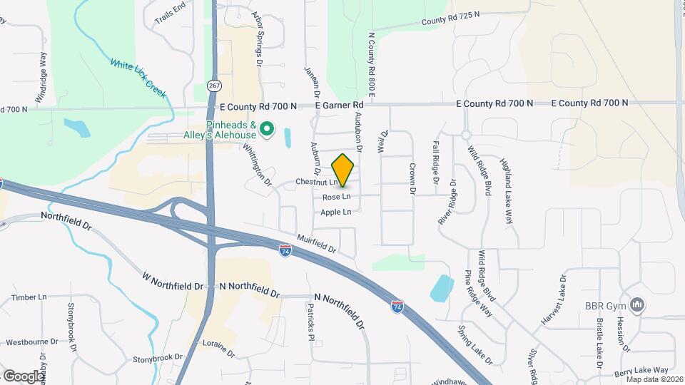 744 Rose Ln Map and Location Details