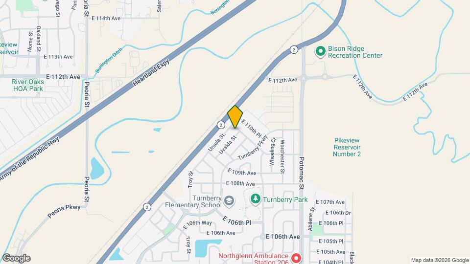 10995 Uvalda St Mapa y Detalles de la Ubicación