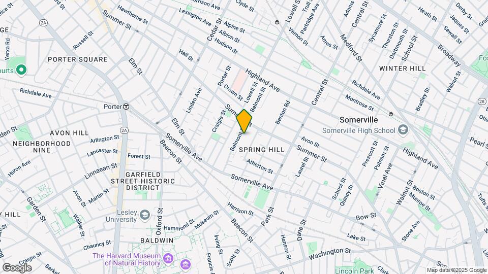 45 Belmont St, Unit 37T Map and Location Details
