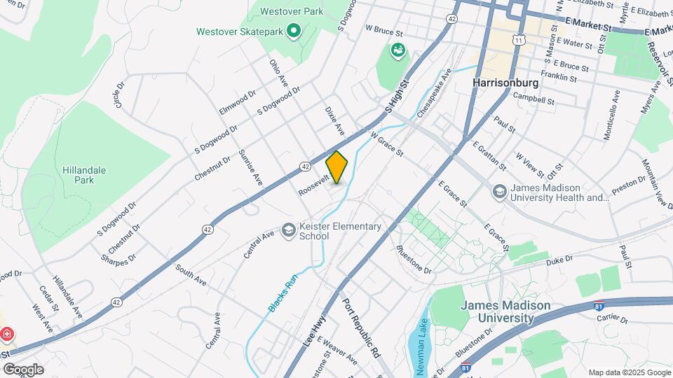 651 Christy Ln Map and Location Details