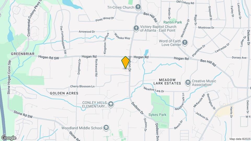 2925 Dodson Dr Map and Location Details