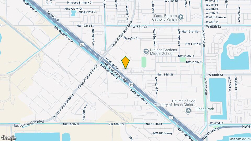 9537 NW 114th Ln Map and Location Details