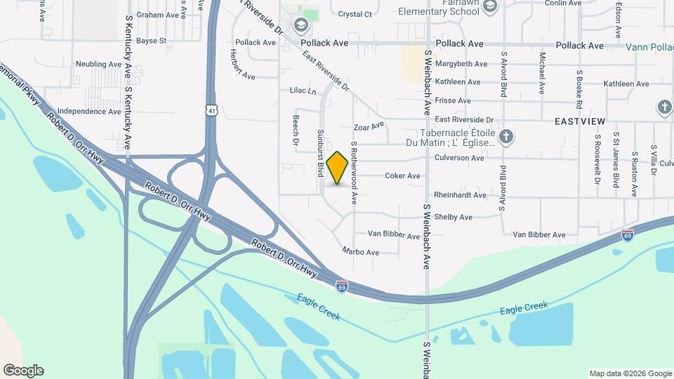 1613 Rheinhardt Ave Mapa y Detalles de la Ubicación