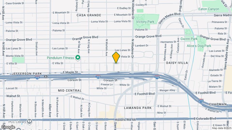 460 Vista Ave, Unit C Map and Location Details