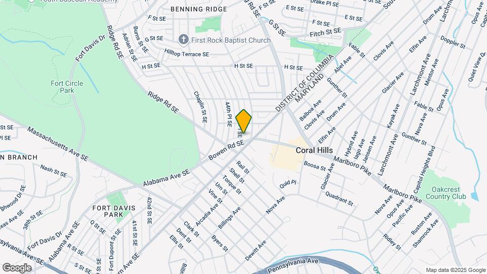 1322 45th Pl SE Mapa y Detalles de la Ubicación