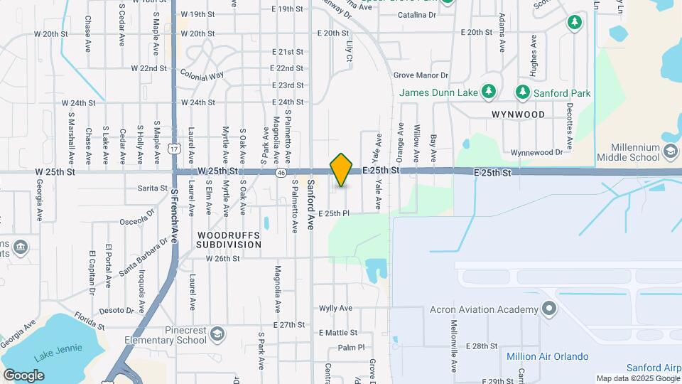 2522 Poinsetta Ave Map and Location Details