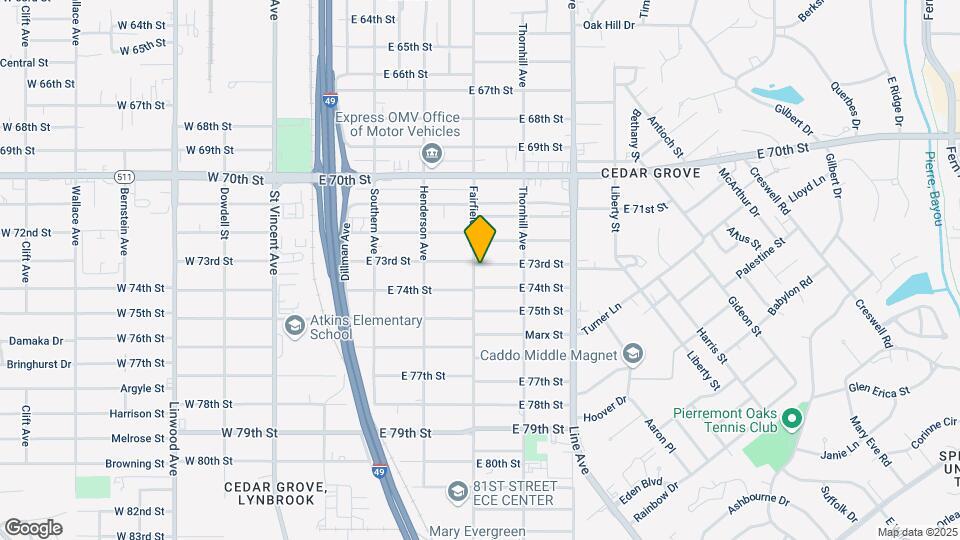 437 E 73rd St Map and Location Details