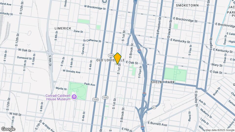 1214 S 1st St Mapa y Detalles de la Ubicación