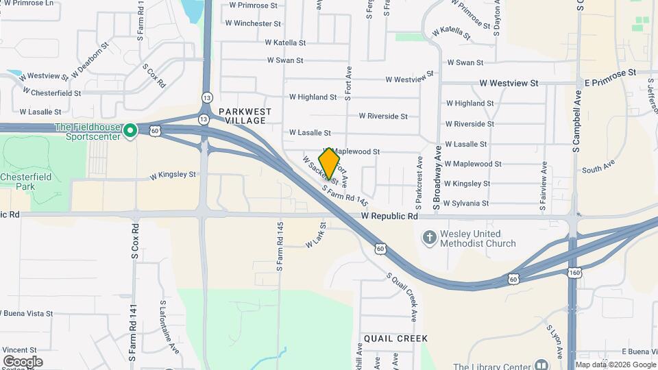 1326 W Sackett St Map and Location Details