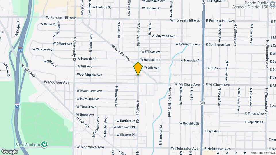 22266 N Sheridan Rd Map and Location Details