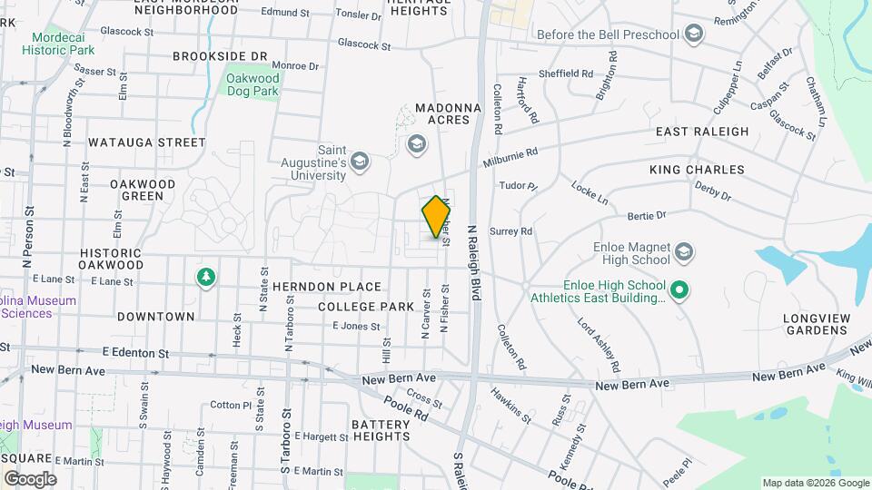 1955 Robin Hill Ln Map and Location Details