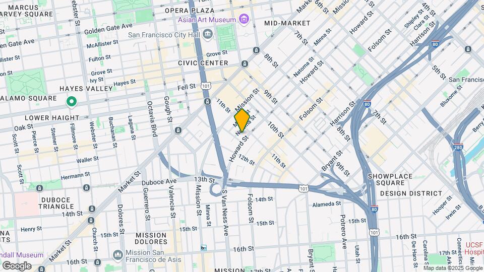 1522 Howard St Map and Location Details