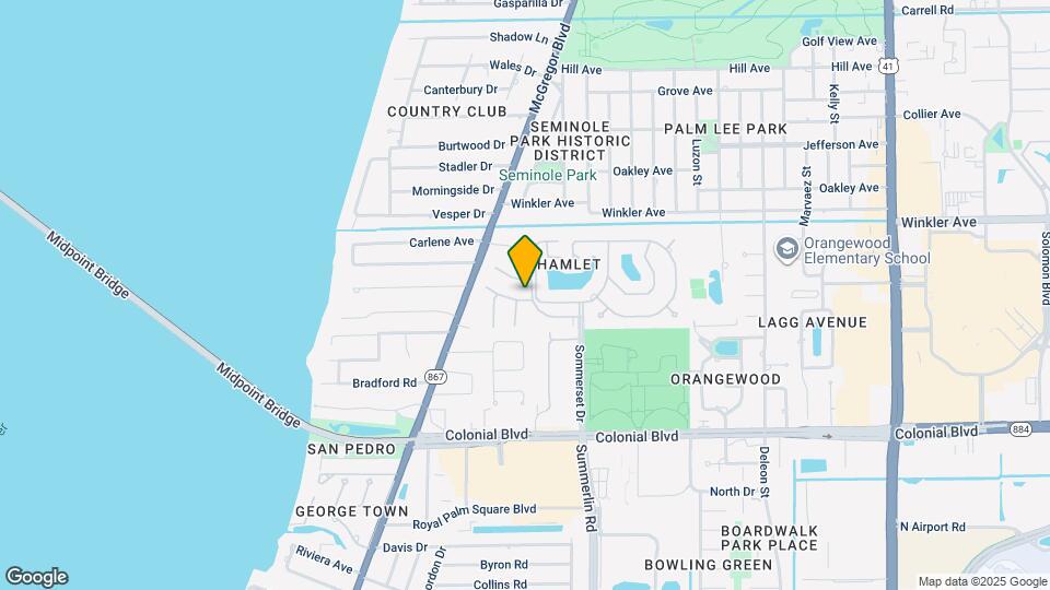 1426 Park Shore Cir Map and Location Details