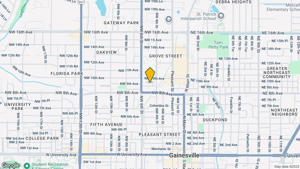 422 NW 9th Ave Map and Location Details