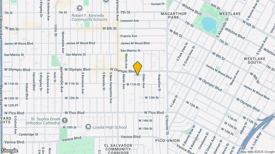 1018 S Westmoreland Ave Mapa y Detalles de la Ubicación