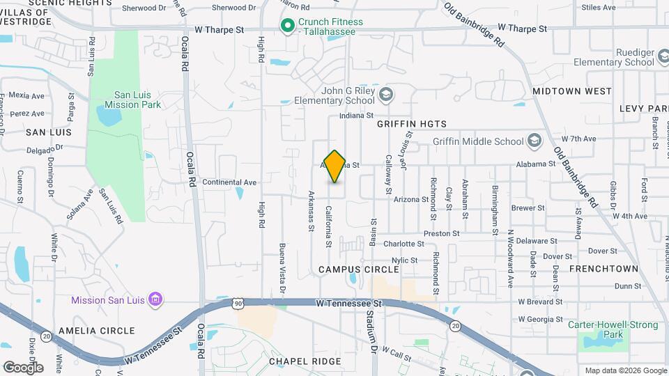 1315 California St Map and Location Details