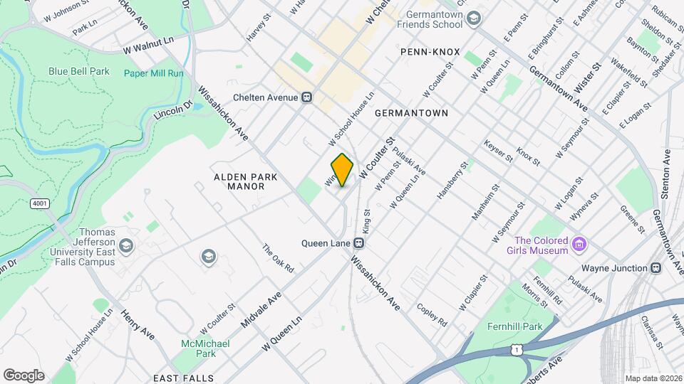 458 W Earlham Ter Map and Location Details