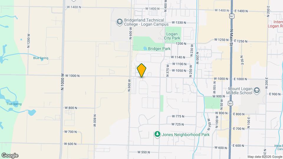525 W 980 N Map and Location Details