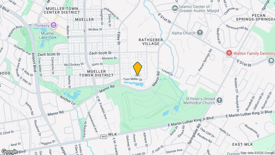 3500 Tom Miller St Mapa y Detalles de la Ubicación