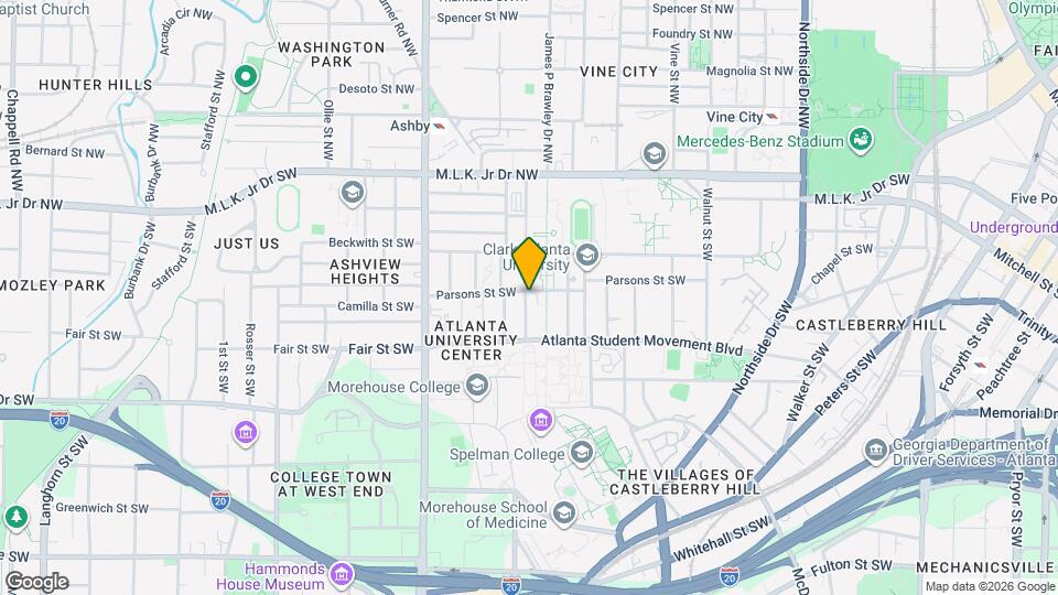 792 Parsons St SW, Unit 1 Map and Location Details