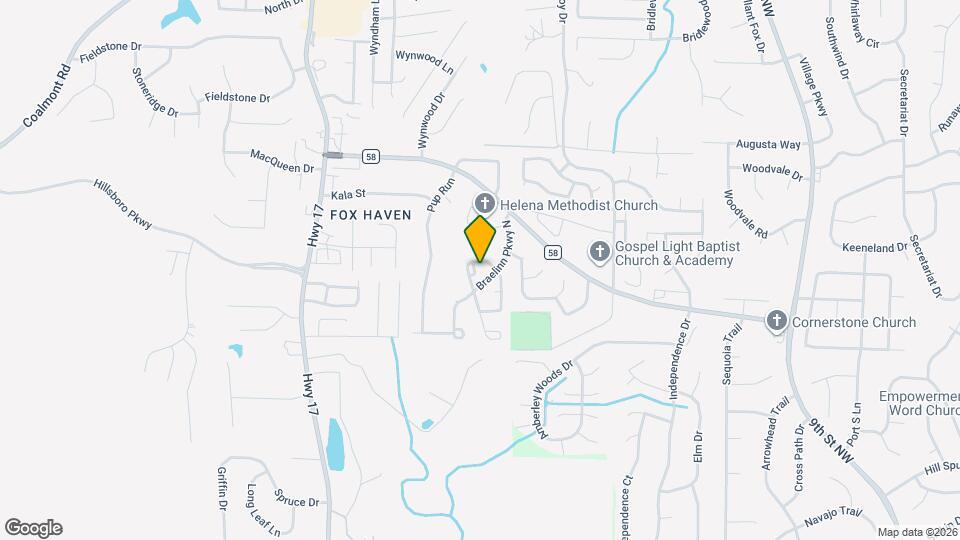 3006 O'conner Ct Map and Location Details