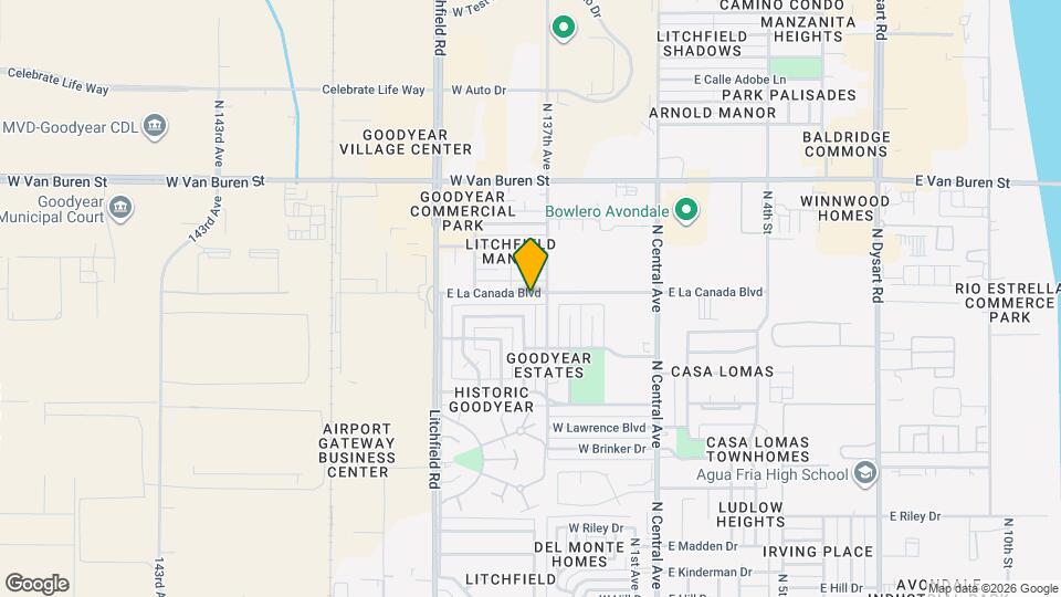 301 E La Canada Blvd Mapa y Detalles de la Ubicación