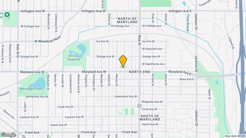 1209 N Woodbridge St Map and Location Details