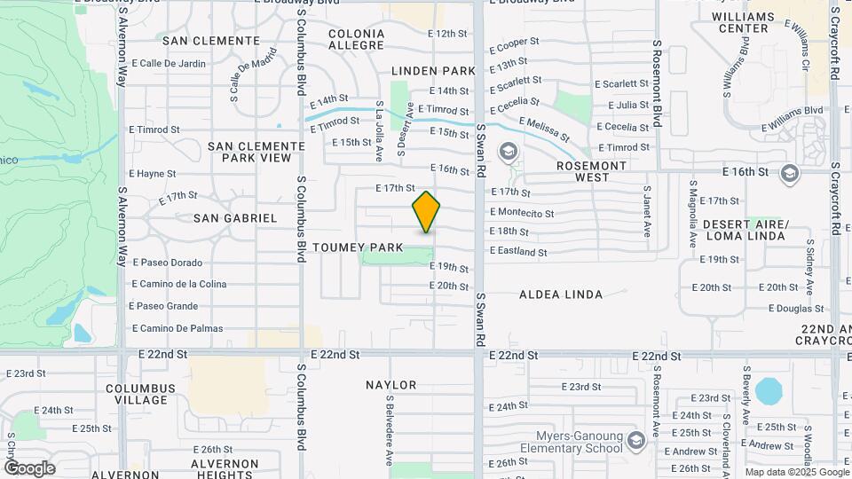 4549 E Eastland St Map and Location Details