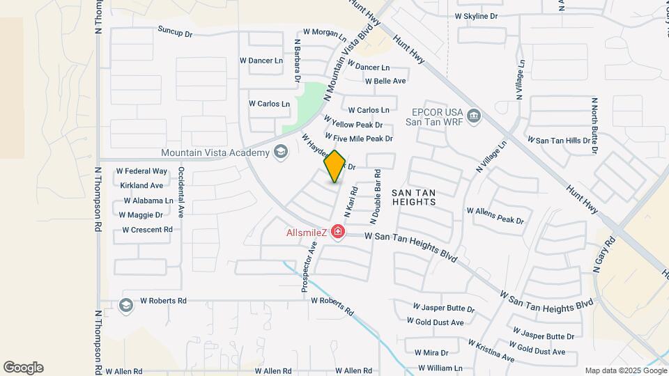 3440 W Tanner Ranch Rd Map and Location Details