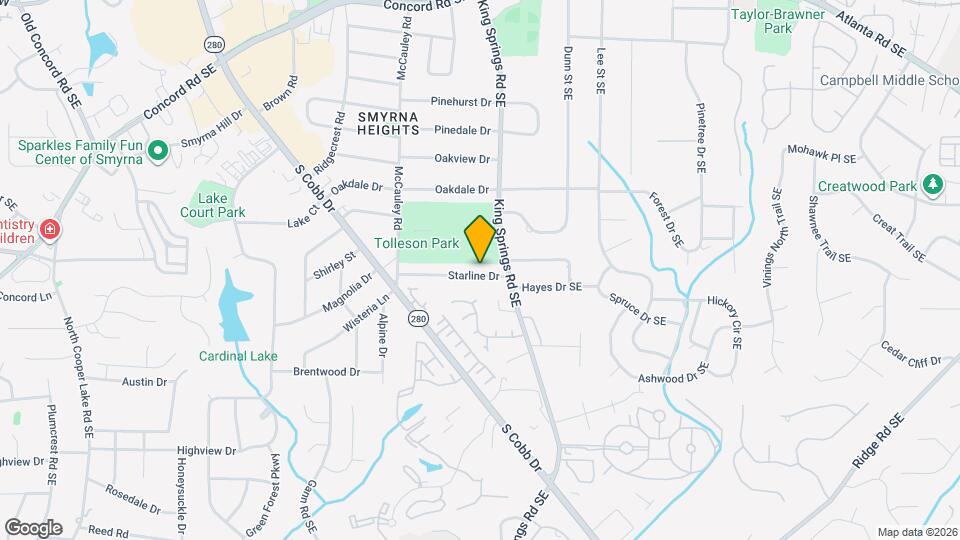 1171 Starline Dr Map and Location Details