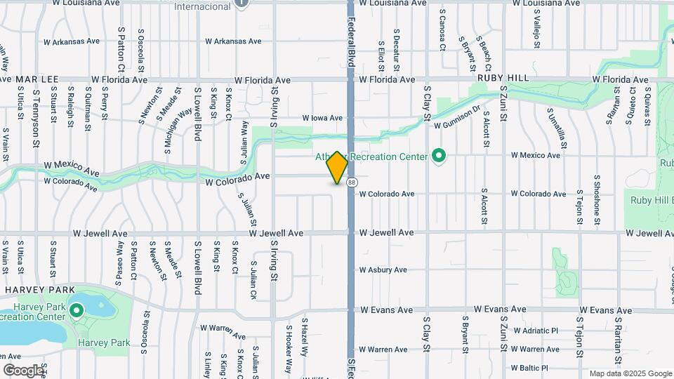 1825 S Federal Blvd Map and Location Details